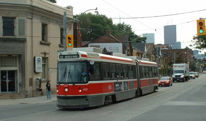 Toronto Transit Commission ALRV streetcar 4221